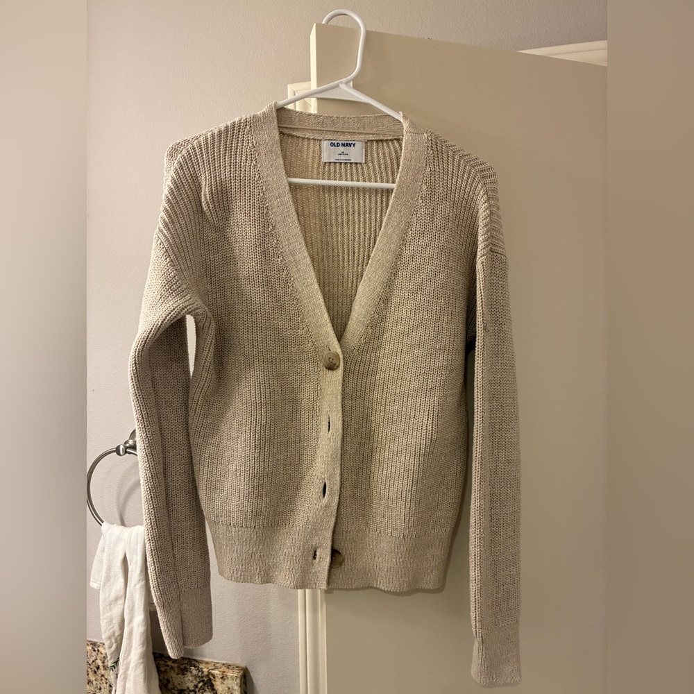 Old Navy Women's Beige Cardigan